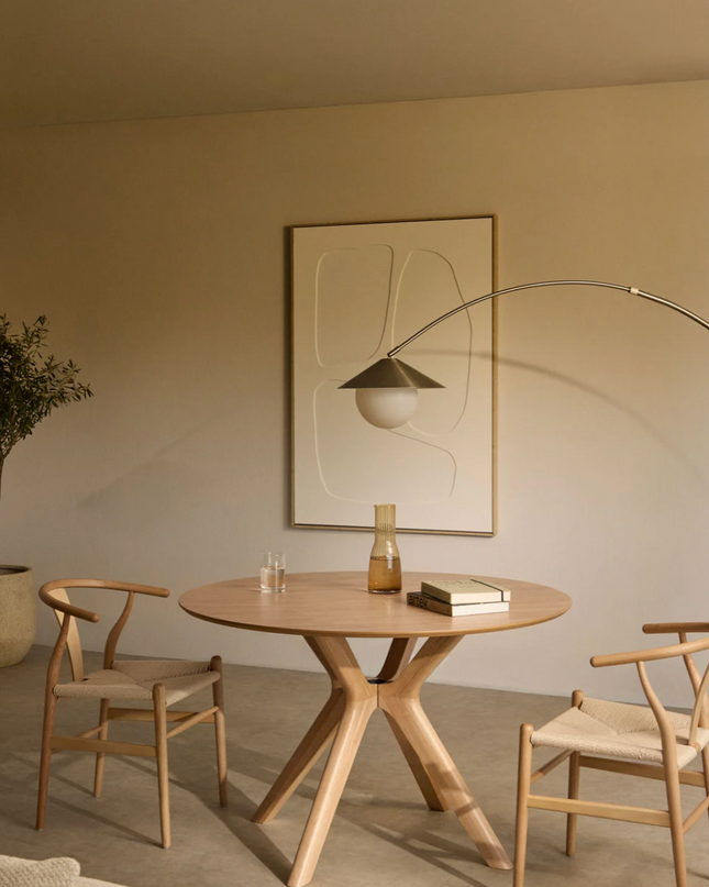 Round Wooden Dining Table Ø120 cm – Arnaiz