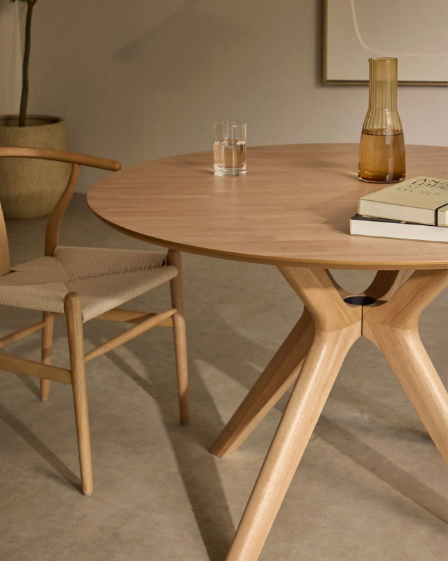 Round Wooden Dining Table Ø120 cm – Arnaiz