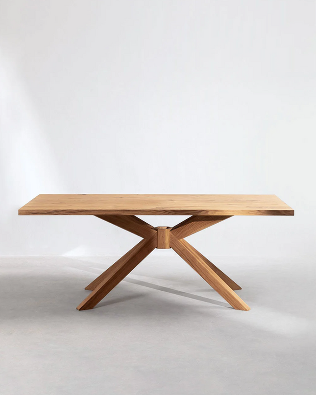 Rectangular Oak Dining Table 190 × 100 cm – Jal
