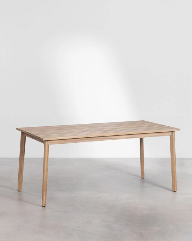 Acacia Dining Table Set 180 × 90 cm with 6 Chairs – Kaela