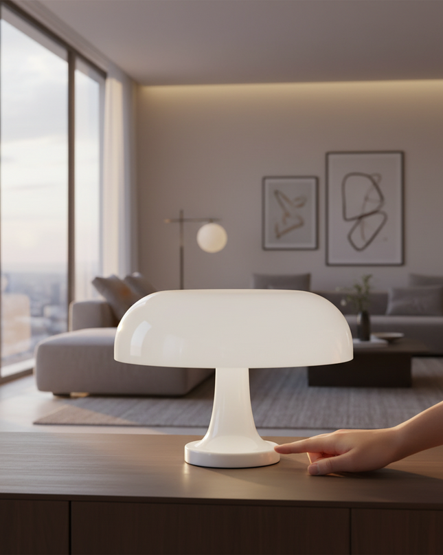 LED Mushroom Table Lamp with Touch Control