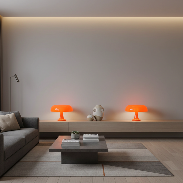 LED Mushroom Table Lamp with Touch Control