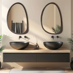 asymmetrical-wall-mirror-black-frame-bathroom
